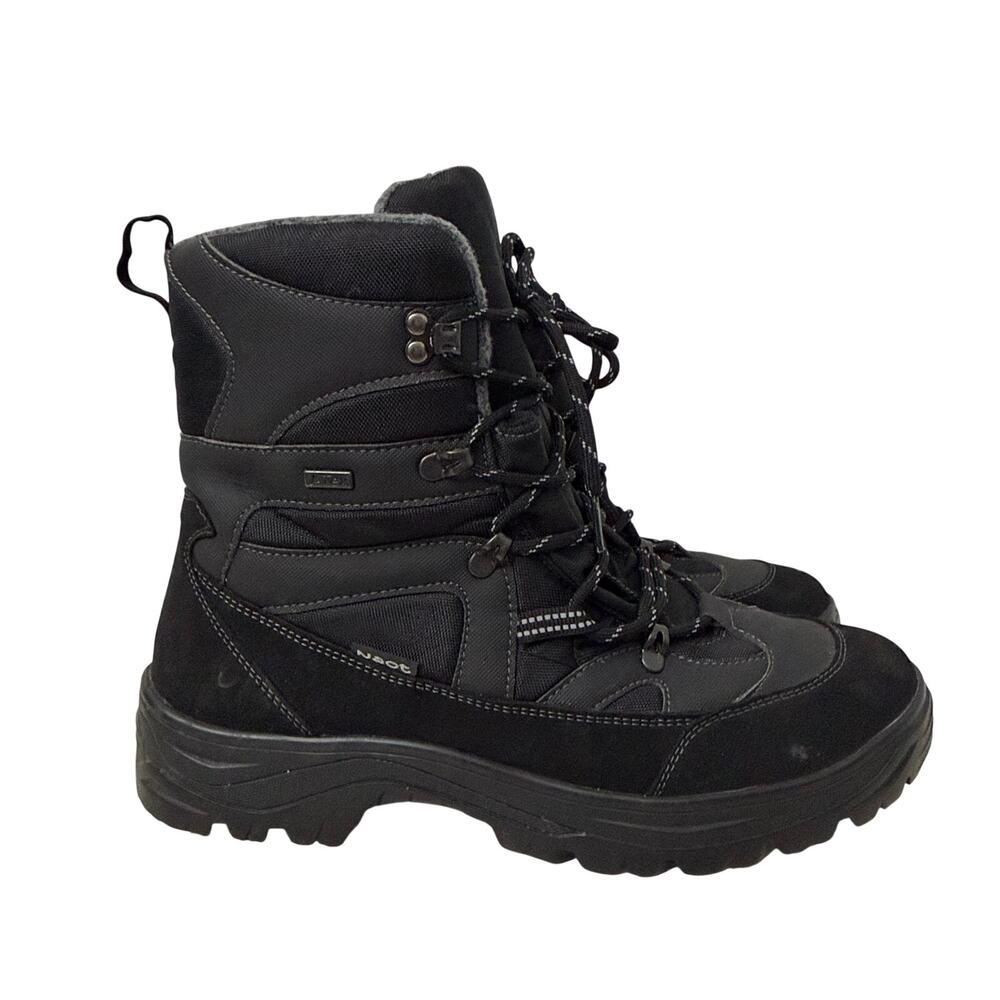 Naot Moose Boots Mens Size 12 Waterproof Snow Winter Slip Resistant Black